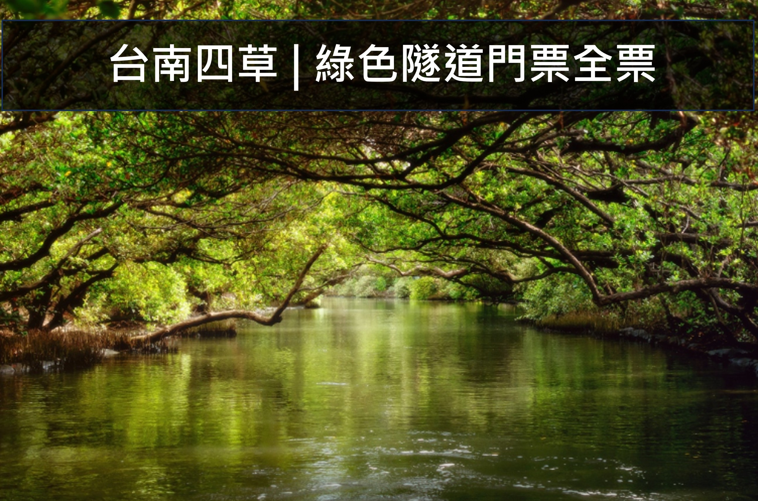 台南四草 | 綠色隧道門票全票
